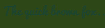 Image with Font Color 1C4531 and Background Color 2D4716